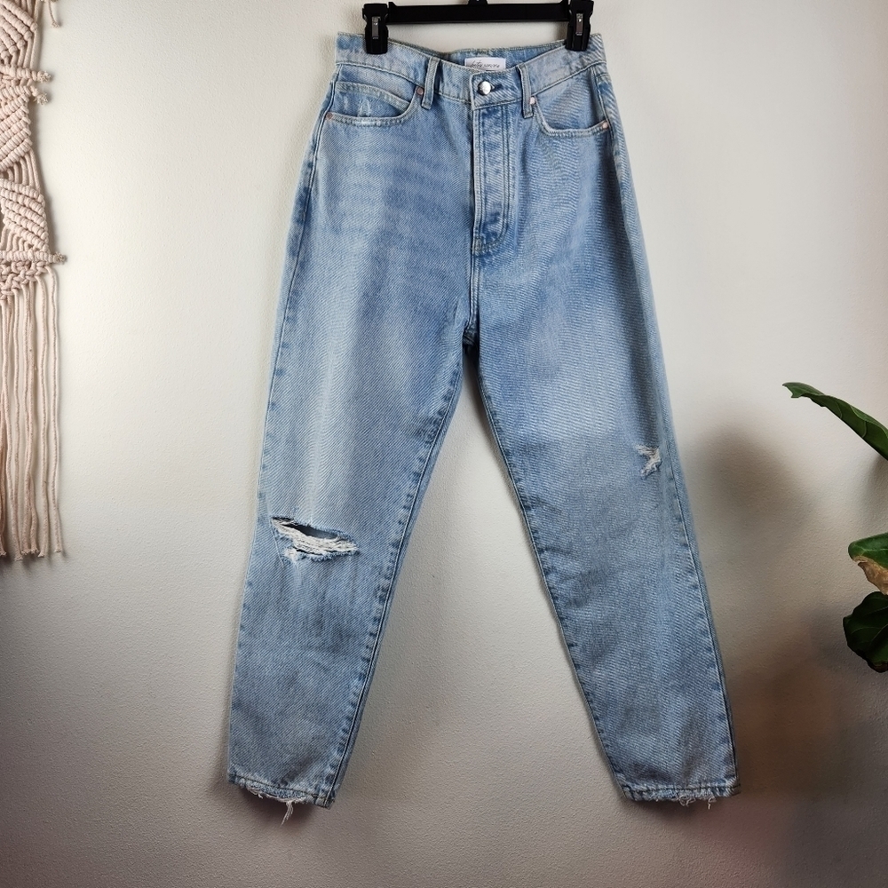 Light Blue Distressed Women Jeans